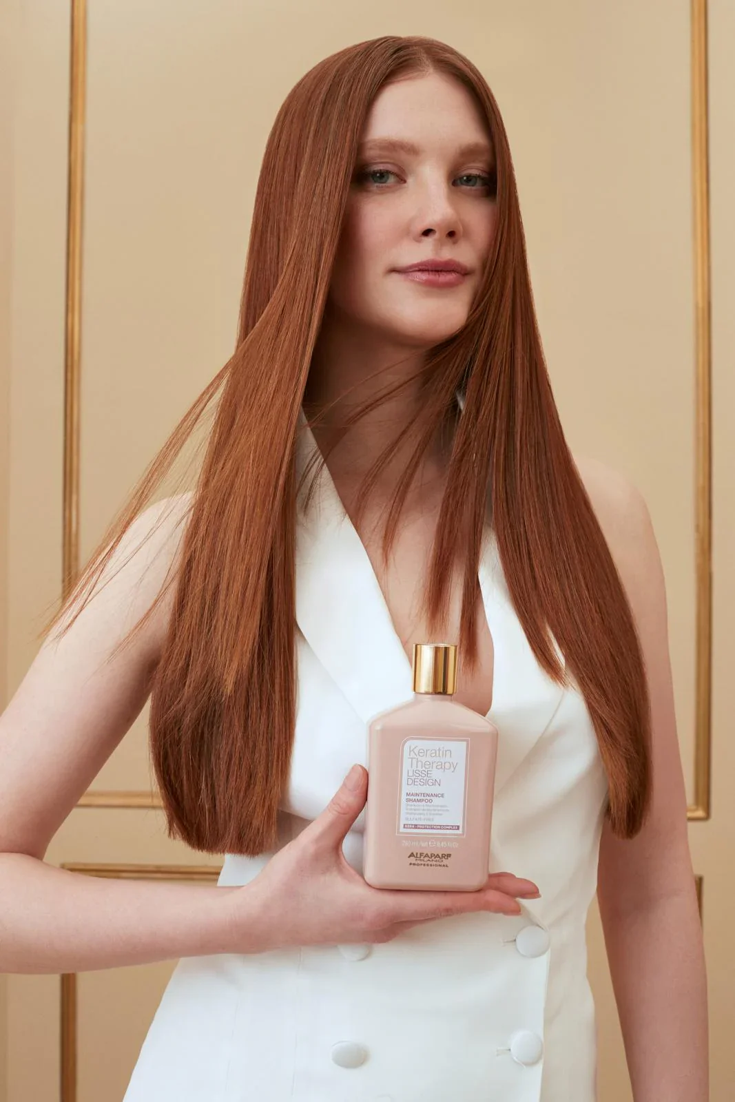 Alfaparf Keratin Therapy Lisse Design Maintenance Shampoo and Conditioner 250ml - Image 2