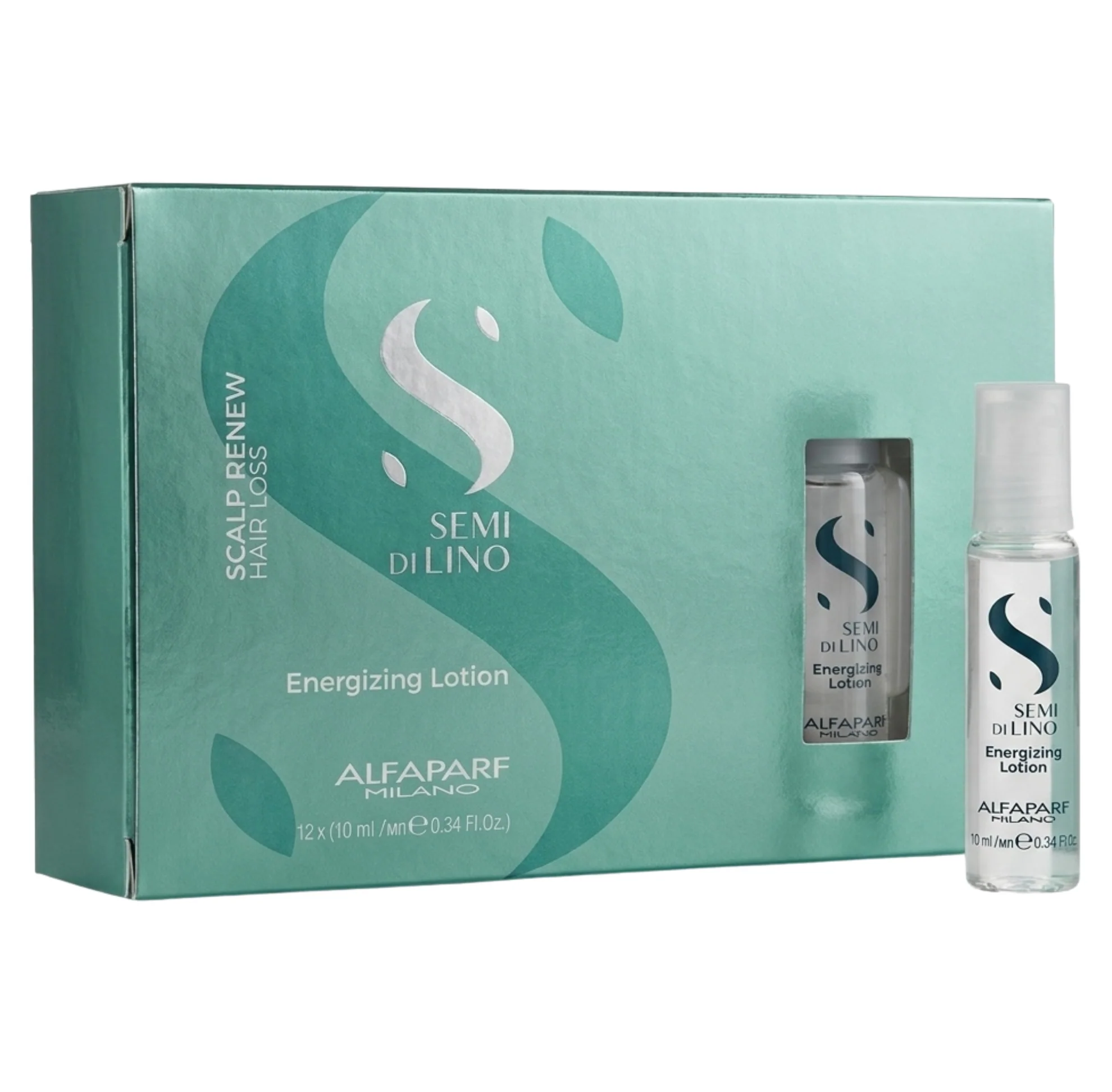 Alfaparf Milano Semi Di Lino Scalp Renew Anti Hair Loss Energizing Lotion 10ml x 12