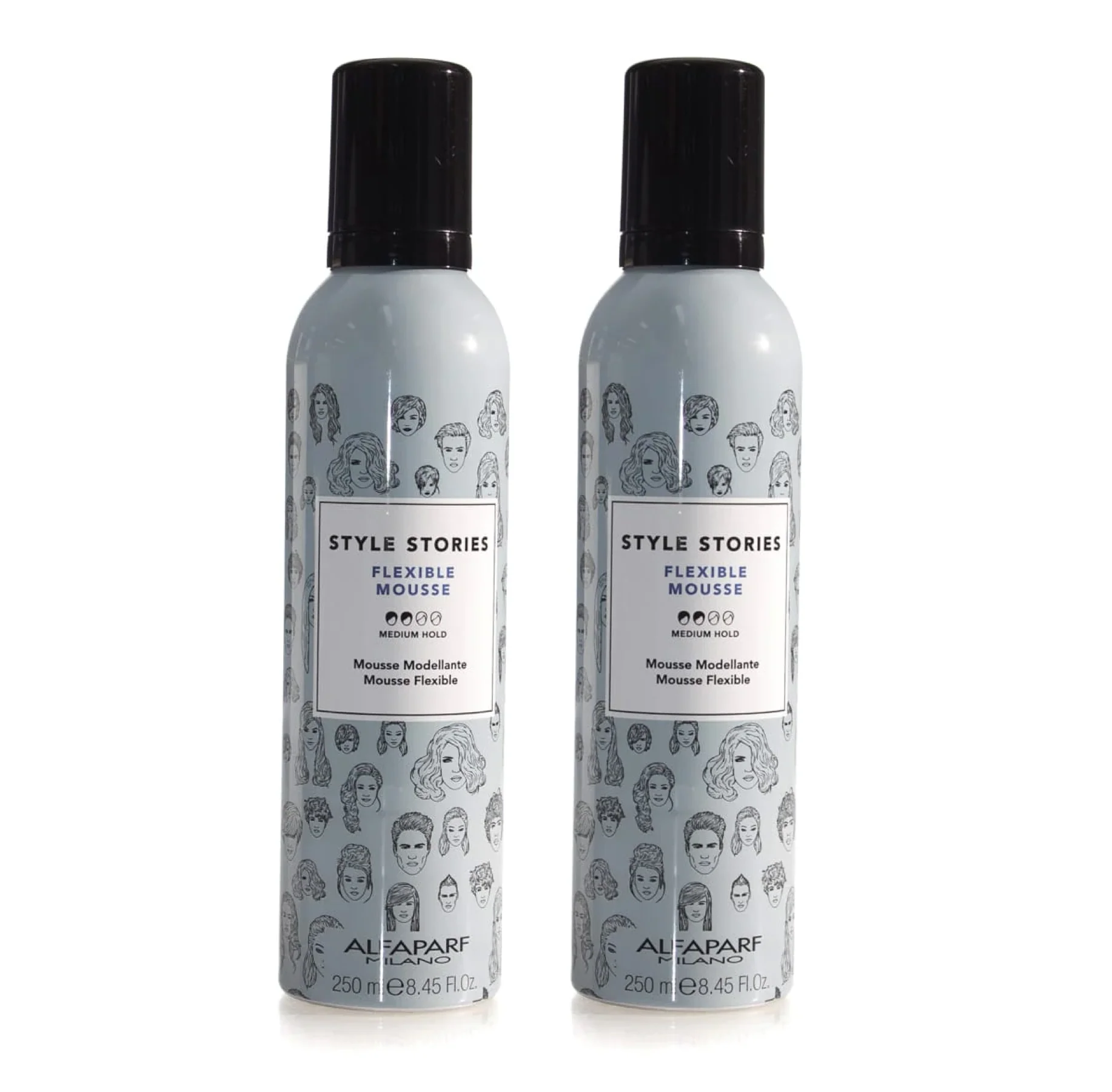 Alfaparf Milano Style Stories Flexible Mousse Medium Hold 250ml (2pc)