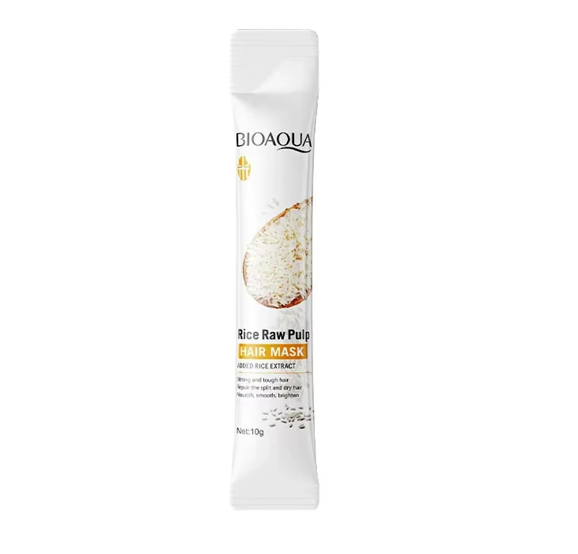 Bioaqua Rice Raw Pulp Magical 5 Seconds Hair Mask 10g (20pc)
