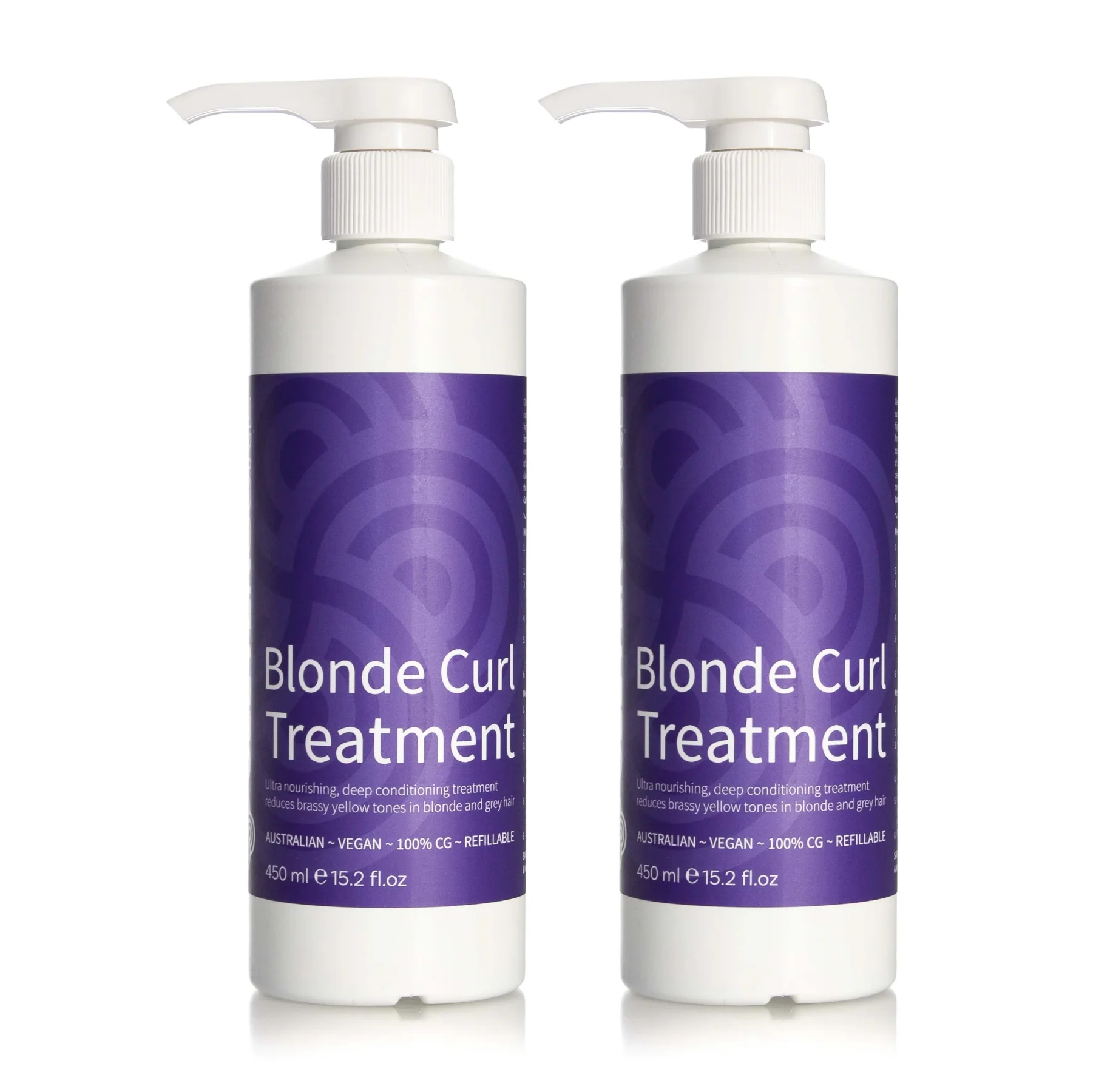 Clever Curl Blonde Curl Treatment 450ml (2pc)