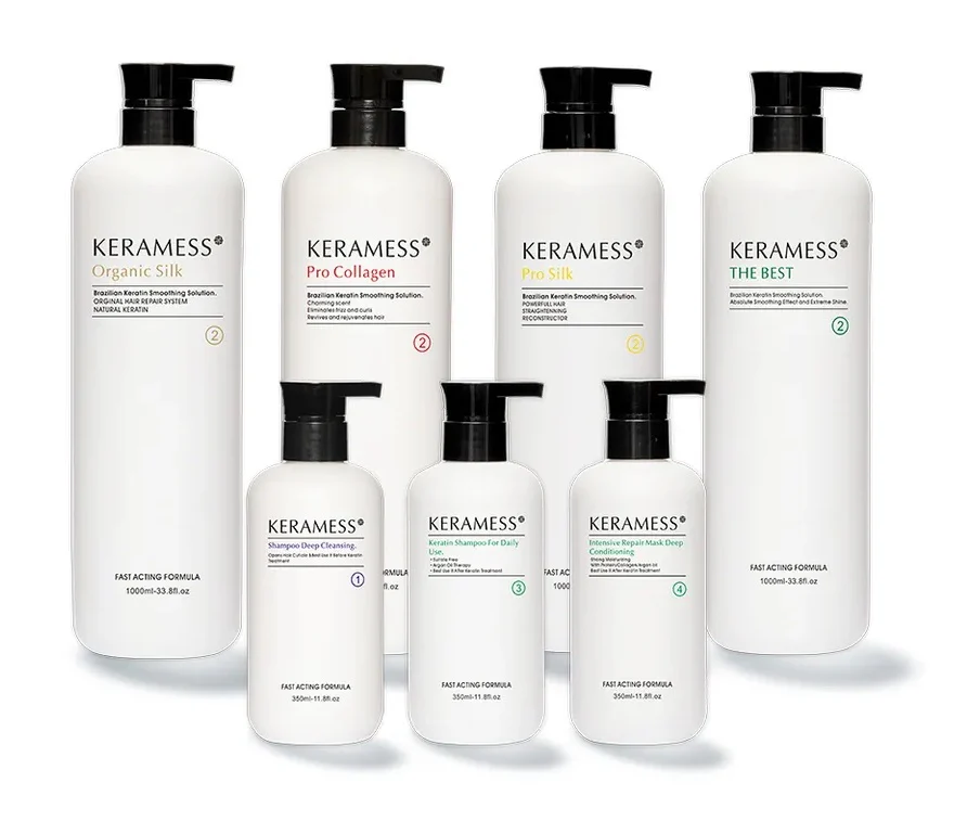 Keramess Organic Silk Brazilian Keratin Smoothing Solution 1000ml - Image 3