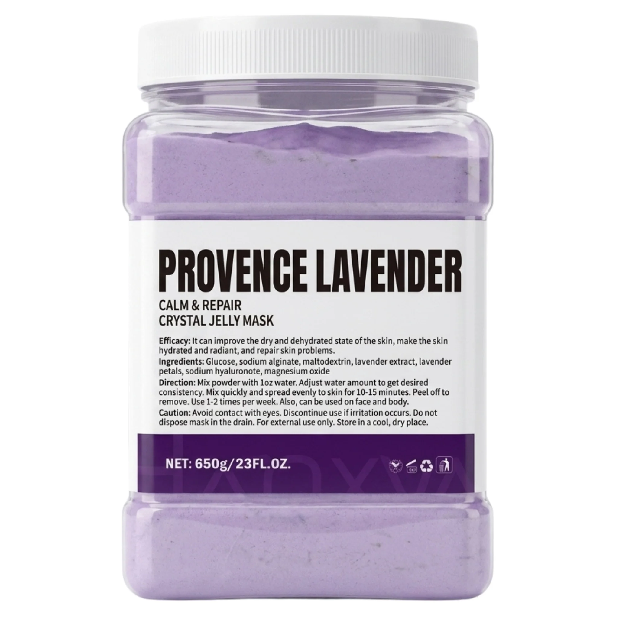 Crystal Hydrojelly Mask Calm and Repair Provence Lavender Peel 650g