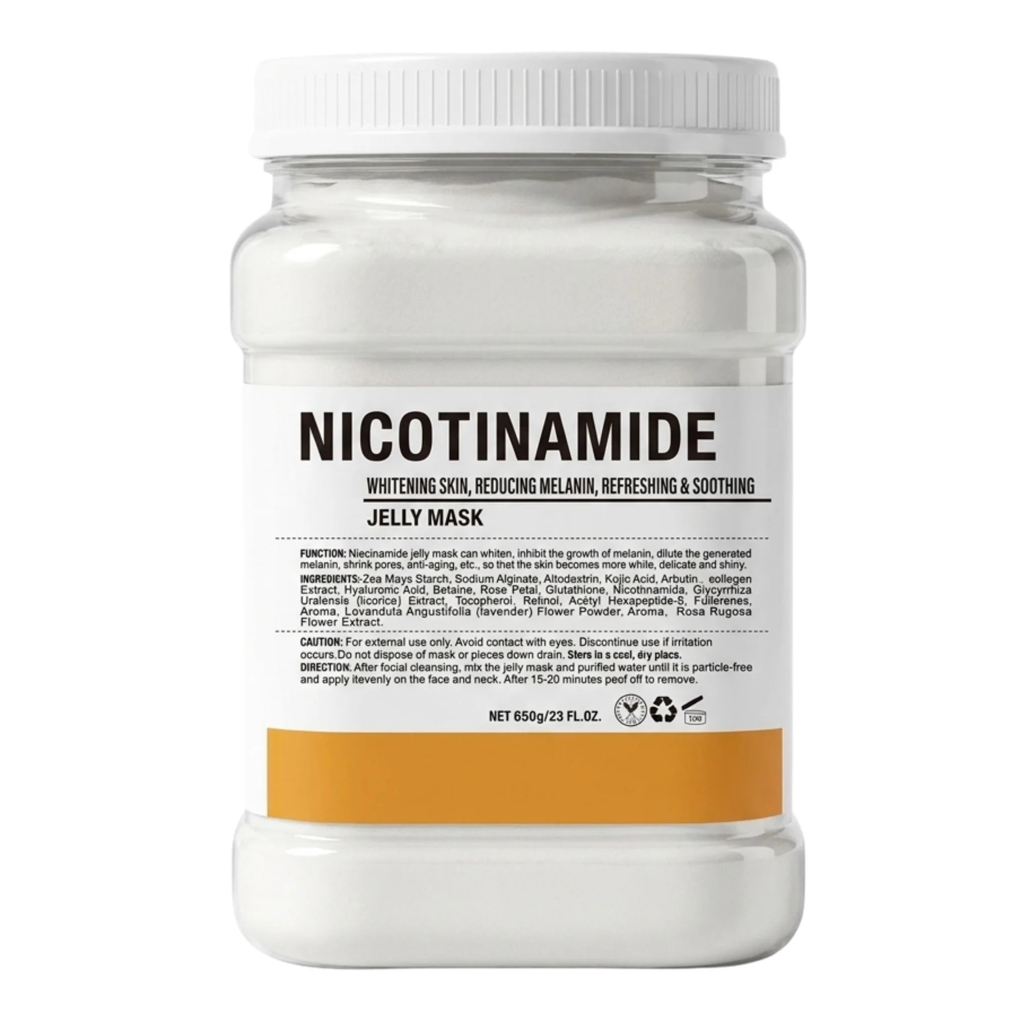 Crystal Hydrojelly Mask Double Whitening Nicotinamide Peel 650g