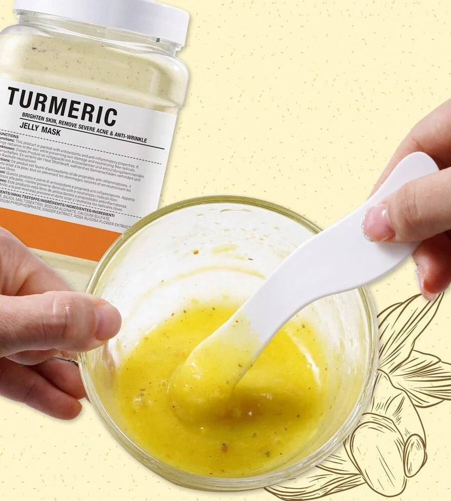 Crystal Hydrojelly Mask Turmeric Skin Brightening Peel 650g - Image 2