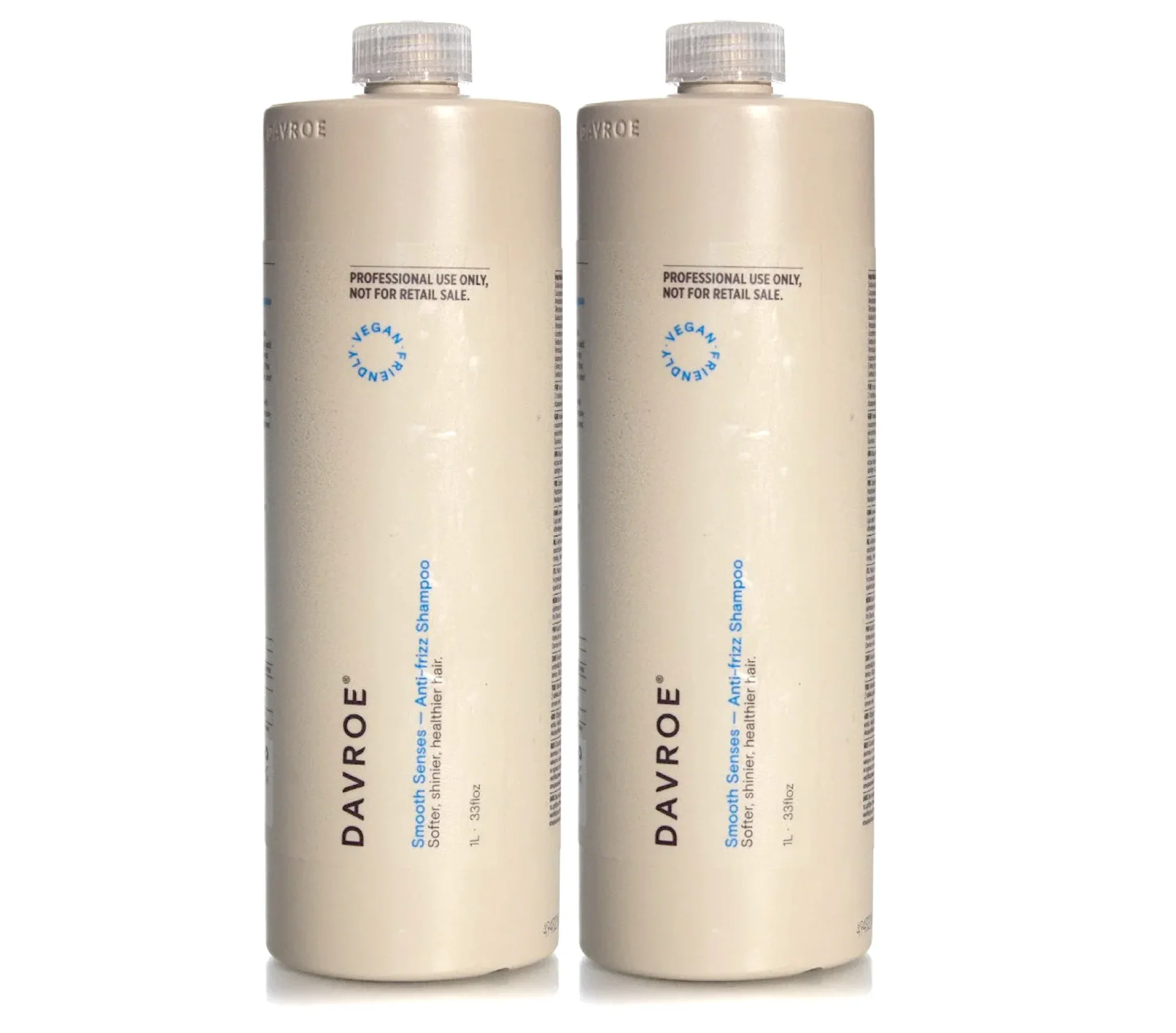 Davroe Smooth Senses Anti Frizz Shampoo 1000ml (2pc)