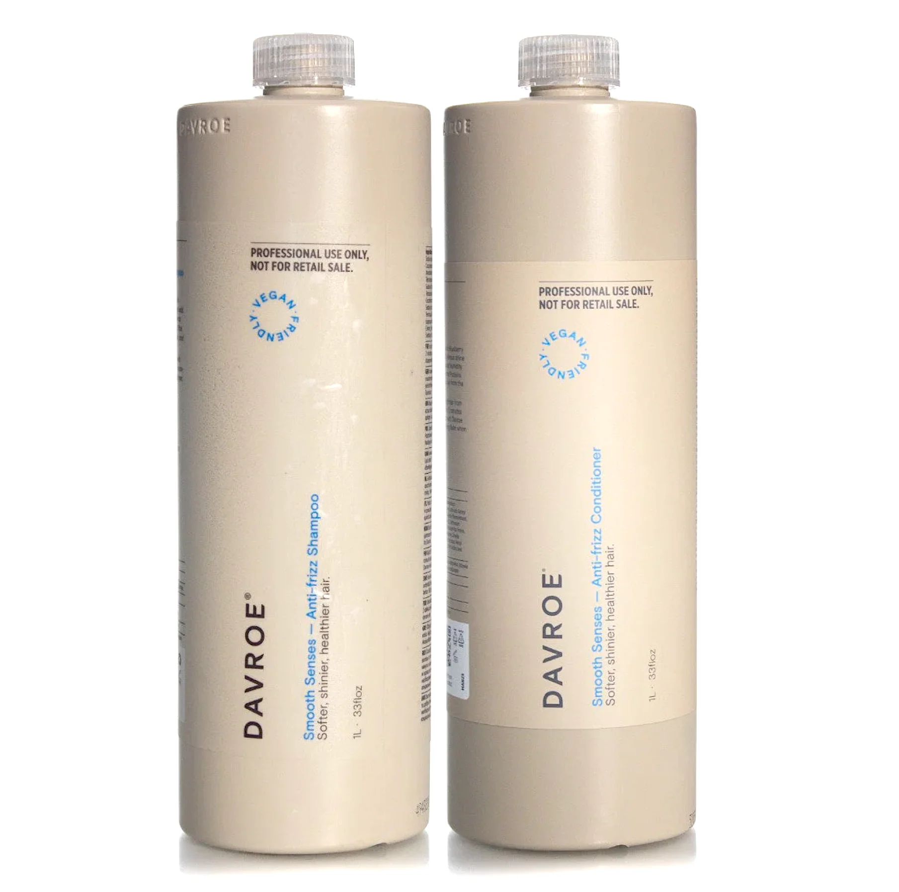 Davroe Smooth Senses Anti Frizz Shampoo and Conditioner 1000ml