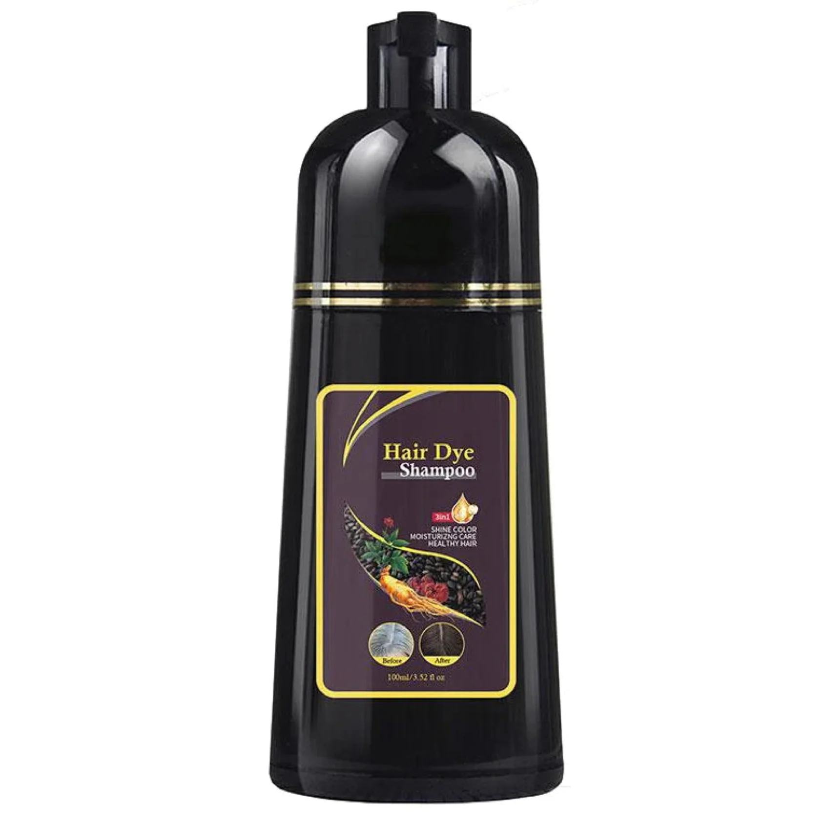 Eelhoe Full Coverage Brown Hair Dye Shampoo 100ml