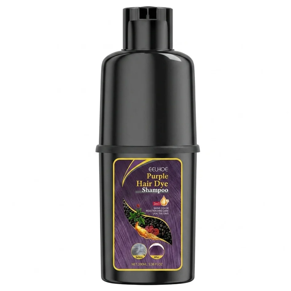 Eelhoe Purple Color Depositing Hair Dye Shampoo 100ml