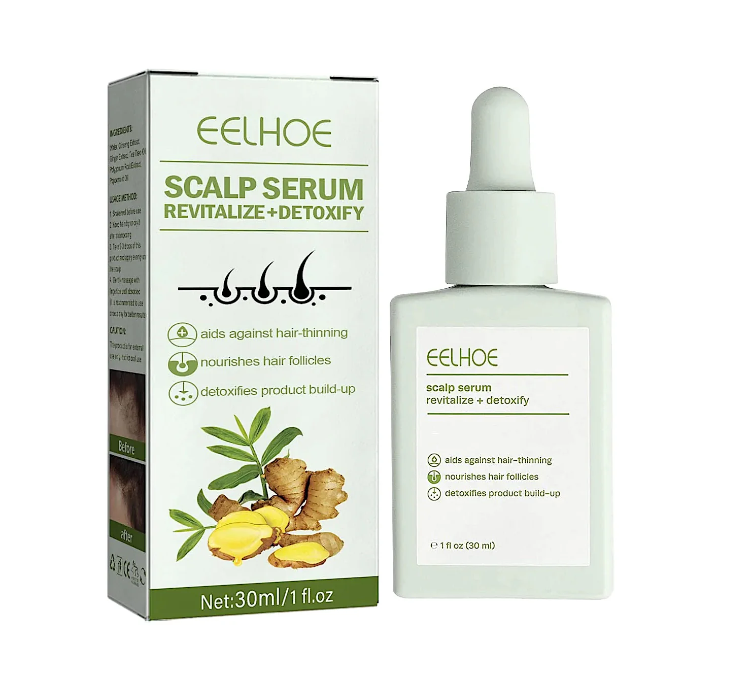 Eelhoe Scalp Serum Revitalize & Detoxify 30ml - Image 2