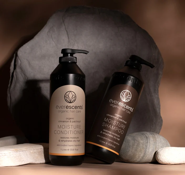 Everescents Organic Moisture Shampoo and Conditioner 1000ml - Image 2