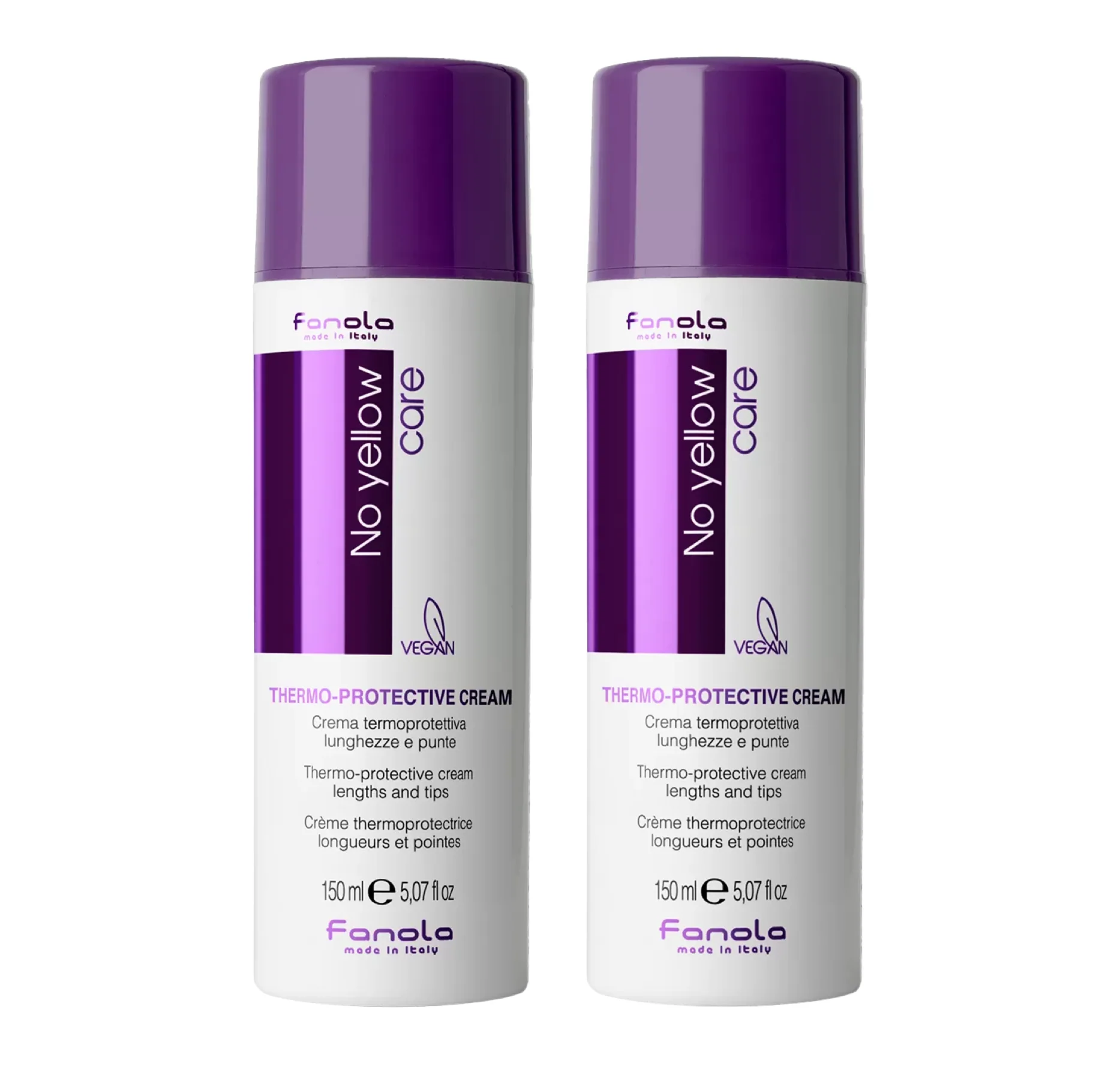 Fanola No Yellow Care Thermo Protective Cream 150ml (2pc)