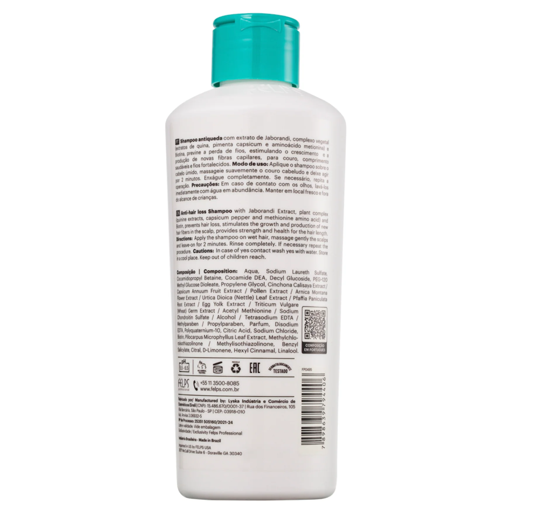 Felps Equilibrio Balancing Anti Hair Loss Shampoo 250ml - Image 2