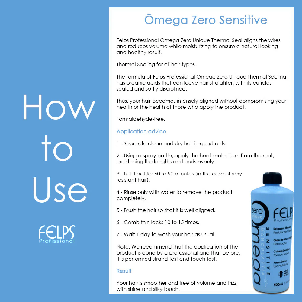 Felps Professional Omega Zero Unique Nanoplastia Sensitive 1000ml - Image 3