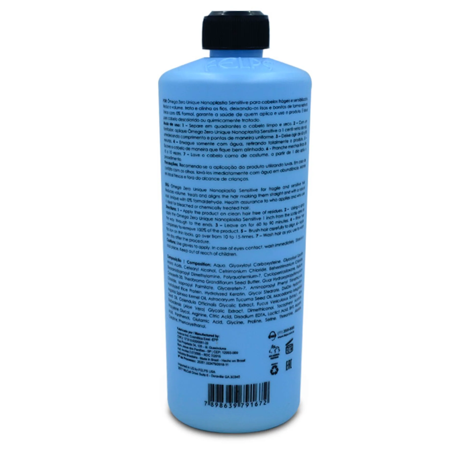 Felps Professional Omega Zero Unique Nanoplastia Sensitive 500ml - Image 3