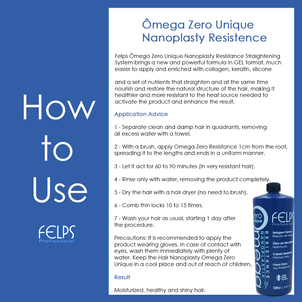 Felps Professional Thermal Sealing Omega Zero Unique Nanoplastia Resistance 500ml - Image 3