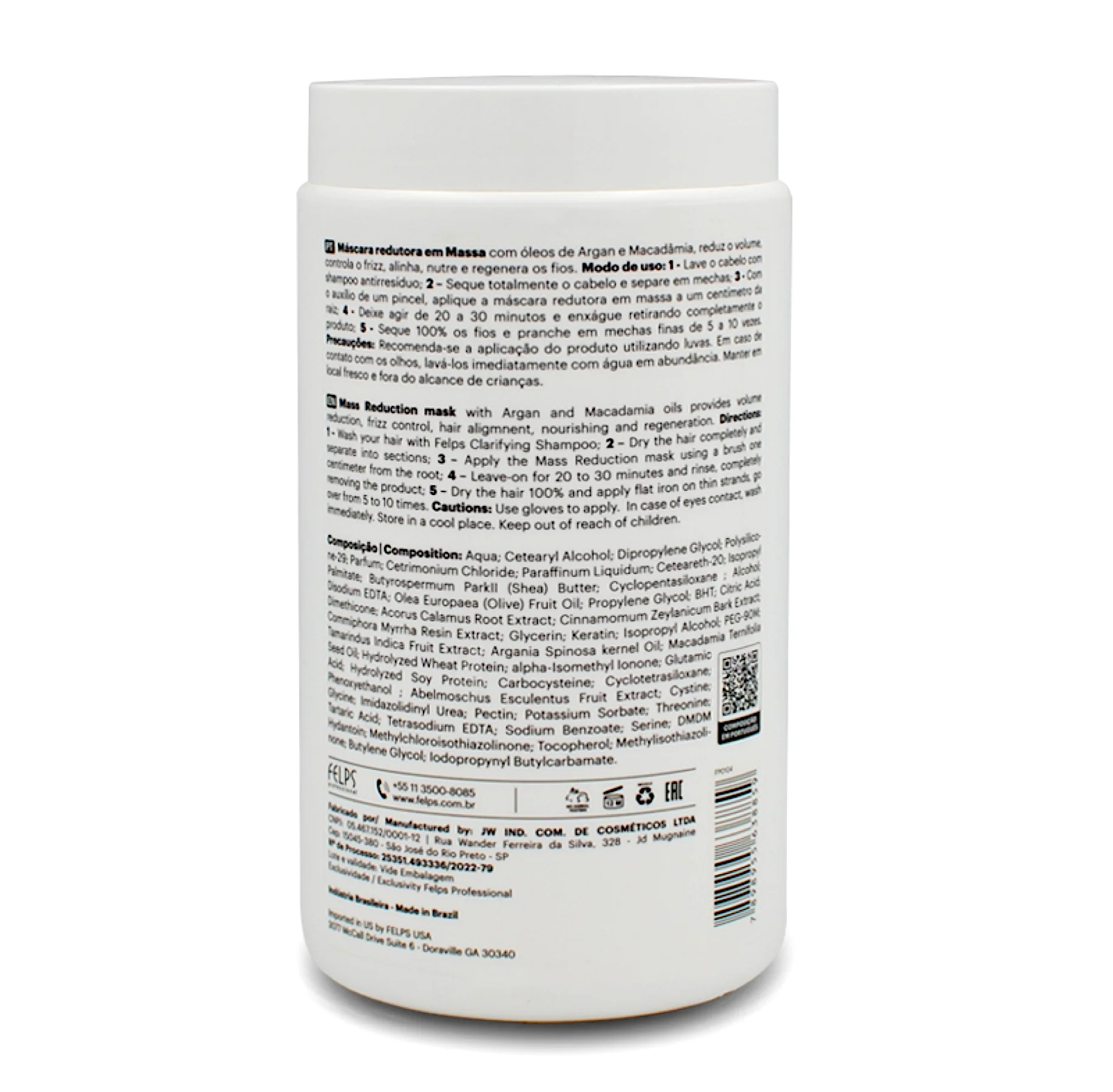 Felps Quiabo XBTX em Okra Massa Smoothing Treatment Mask 1Kg - Image 3