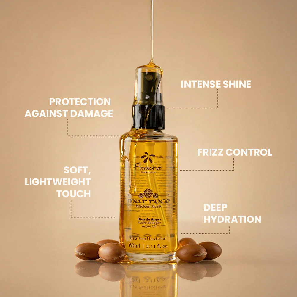 Floractive Marocco Golden Plus Argan Oil 60ml (2pc) - Image 3