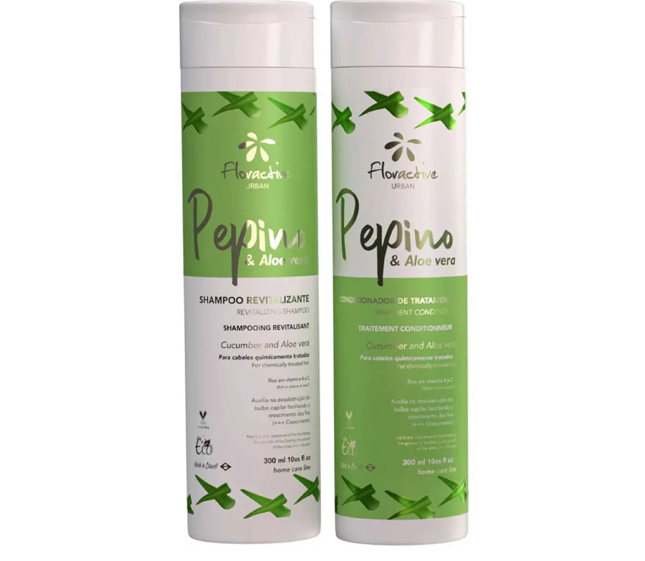 Floractive Pepino Cucumber & Aloe Vera Hair Growth Shampoo and Conditioner 300ml