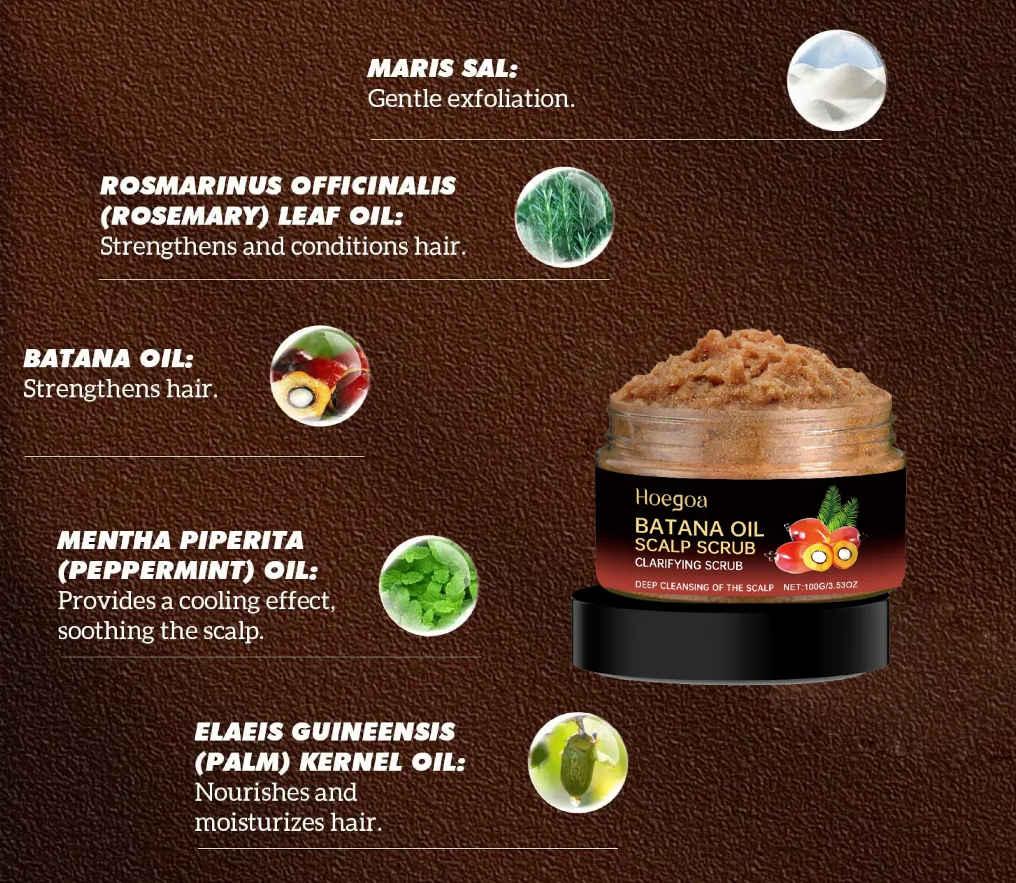 Hoegoa Batana Oil Scalp Scrub 100g - Image 2