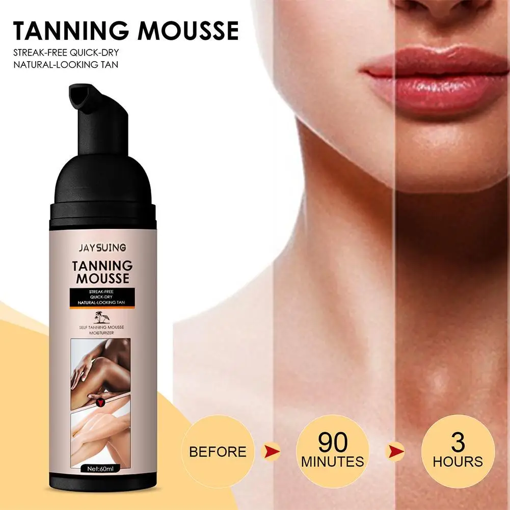 Jaysuing Tanning Mousse Streak Free 60ml - Image 3