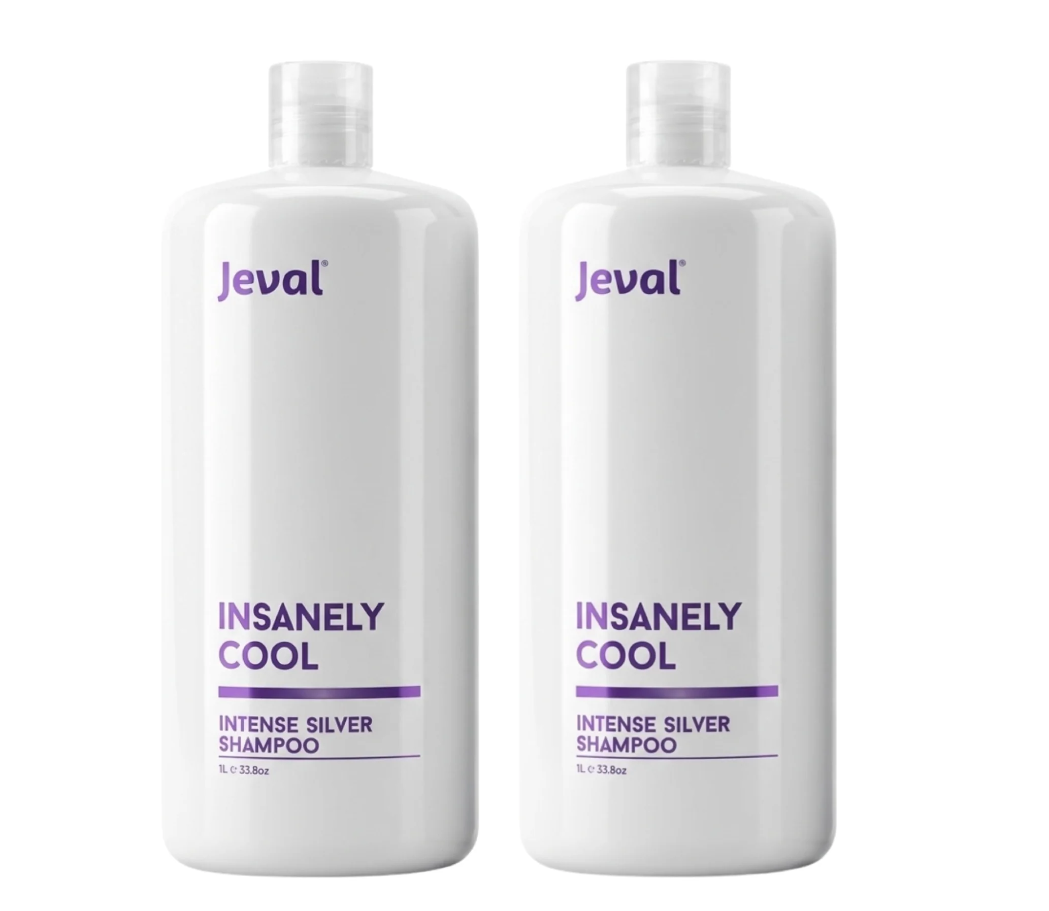 Jeval Insanely Cool Intense Silver Shampoo 1000ml (2pc)
