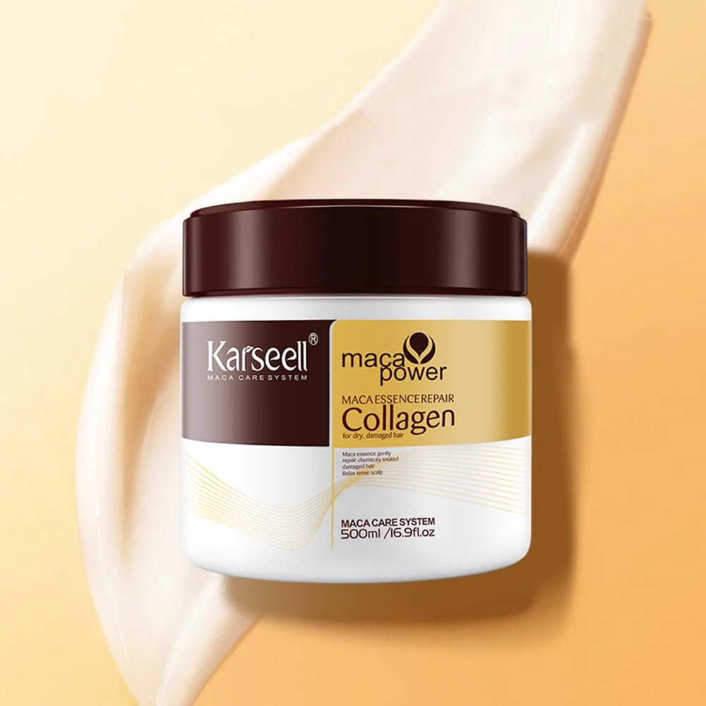 Karseell Maca Power Essence Repair Collagen Hair Mask 500ml - Image 2