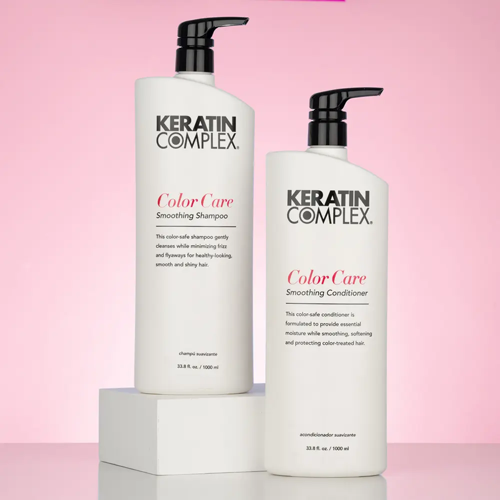 Keratin Complex Color Care Smoothing Shampoo 1000ml - Image 2