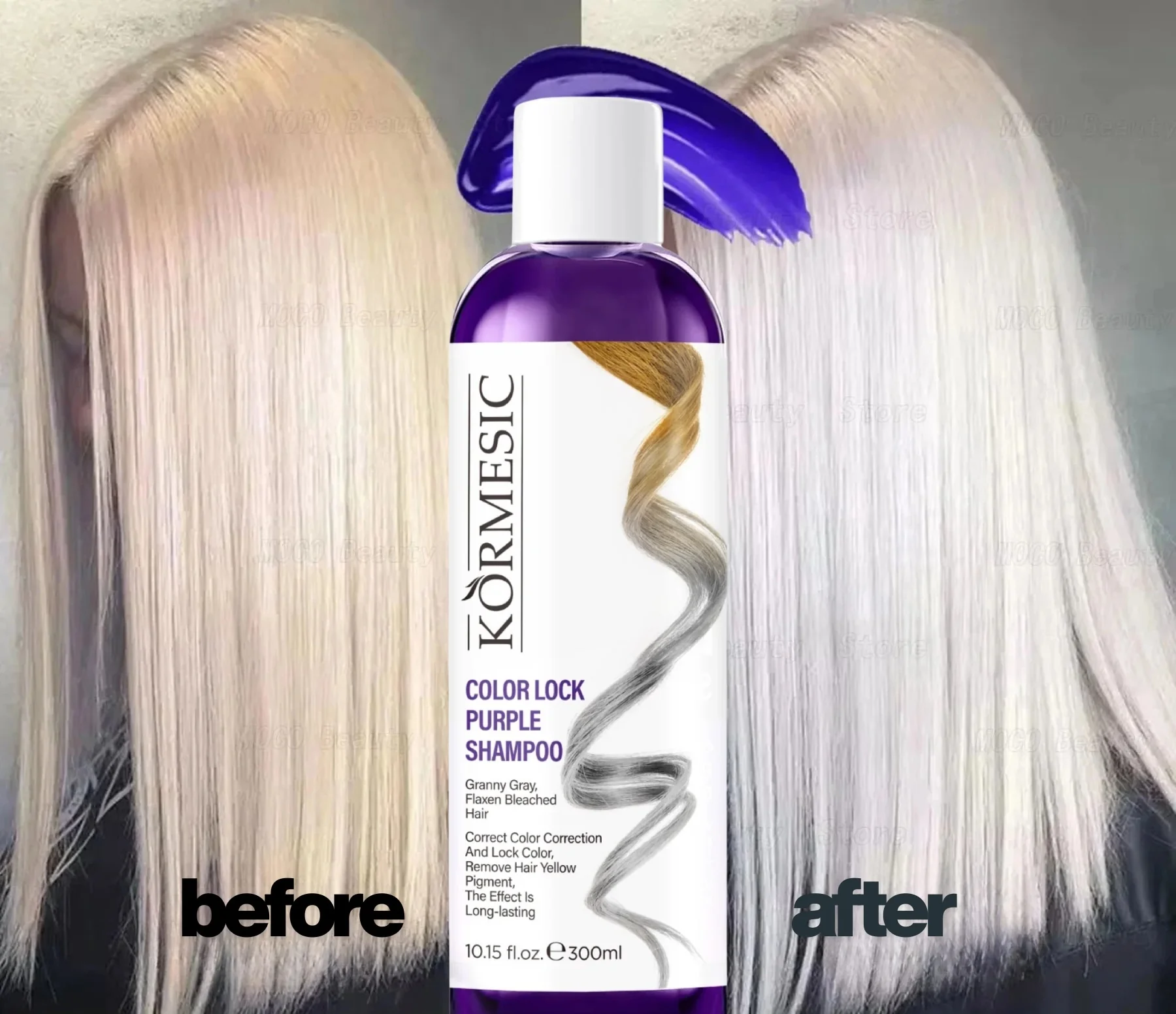 Kormesic Color Lock Purple Shampoo 300ml - Image 3