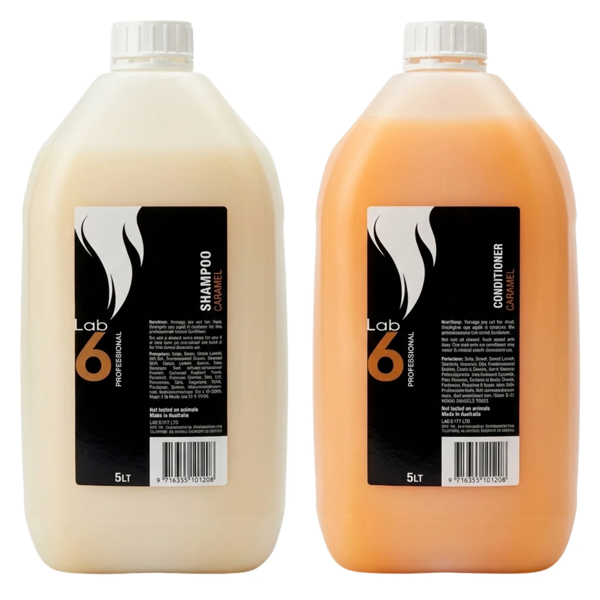 Lab 6 Caramel Shampoo and Conditioner 5L