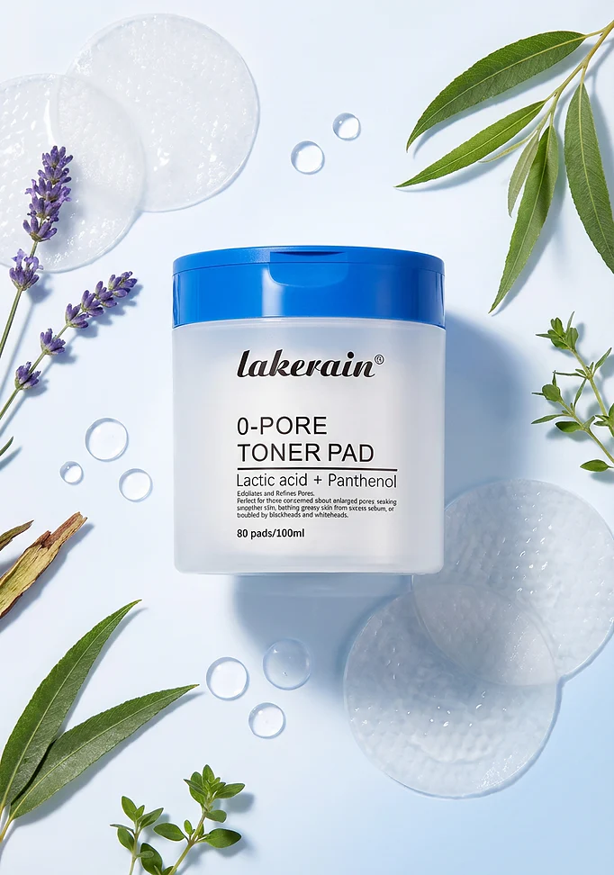 Lakerain Pore Toner Exfoliating Pad Korean Beauty 80 Pads - Image 4