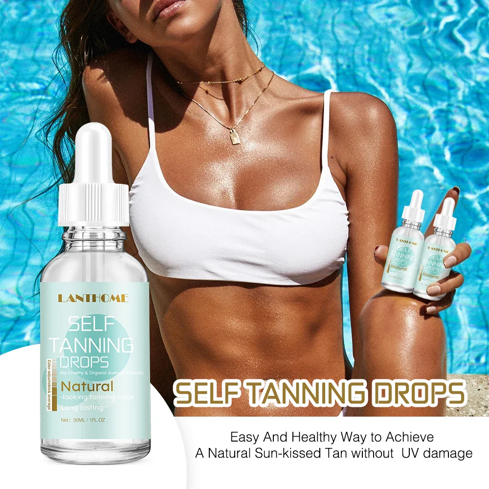 Lanthome Self Tanning Drops Organic 30ml - Image 2
