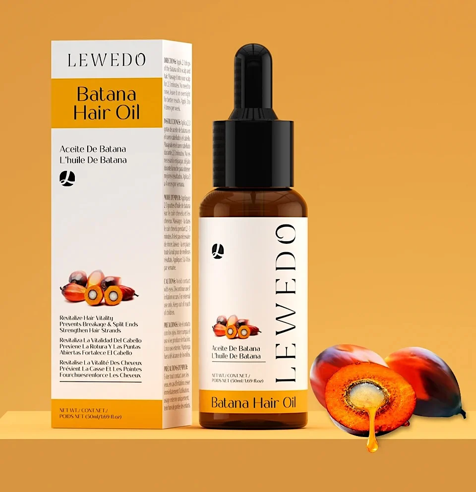 Lewedo Batana Oil Hair Butter Mask and Hair Oil + Batana Hair Spray (3pc) - Image 2
