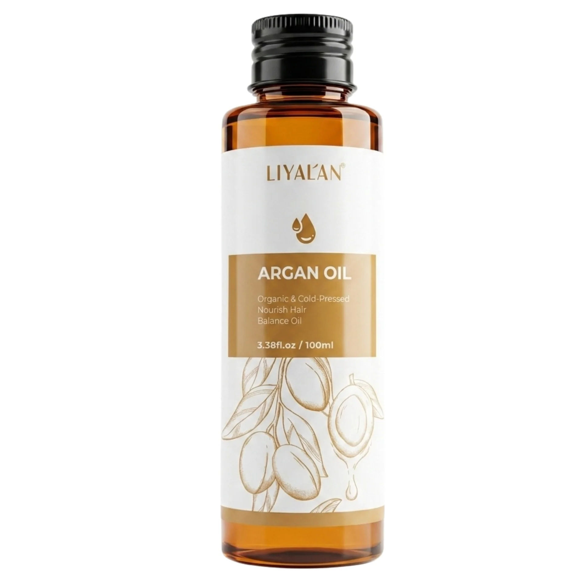 Liyalan Argan Oil Cold Pressed Hair Treatment 100ml