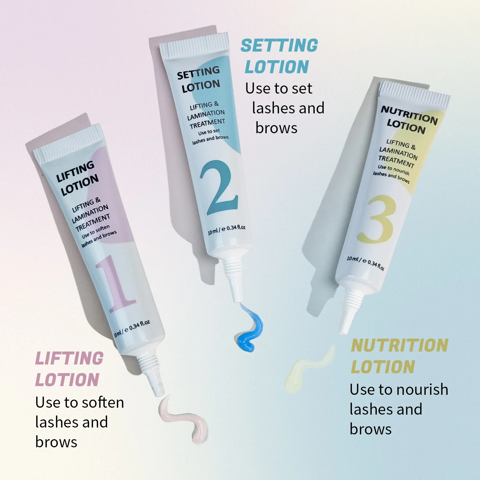 Lomansa Lash Lift and Brow Lamination Perm Fixation Kit (3pc) - Image 3