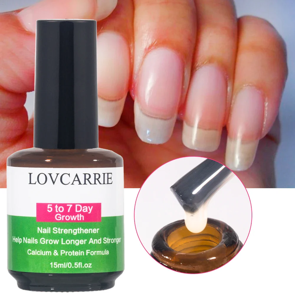 Lovcarrie 5 to 7 Days Nail Strengthener and Growth 15ml - Image 2