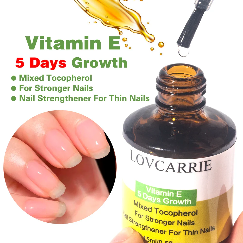 Lovcarrie Rescue Vitamin E 5 Days Nail Growth 15ml - Image 3