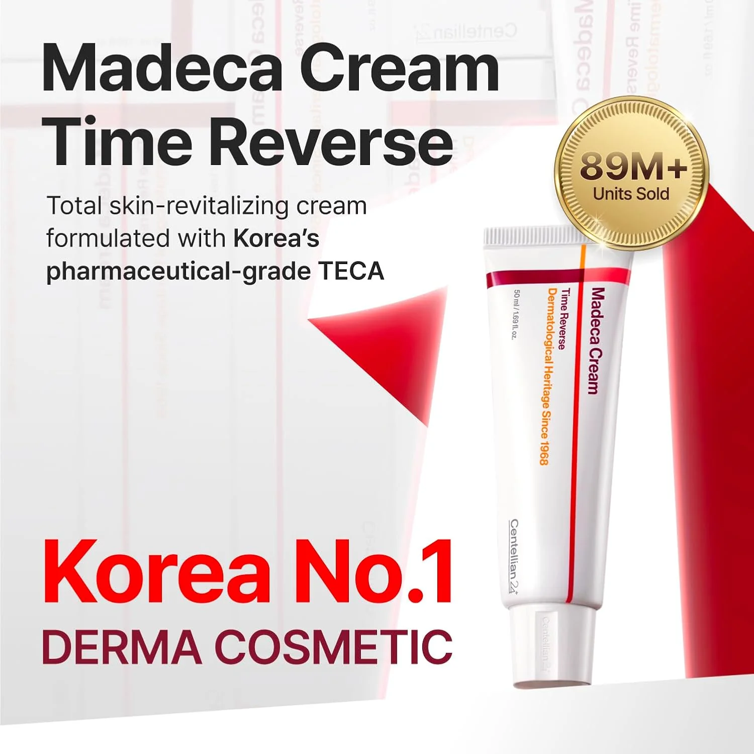 Madeca Cream Time Reverse Centellian 24 High Protein Korean Beauty 50ml - Image 4