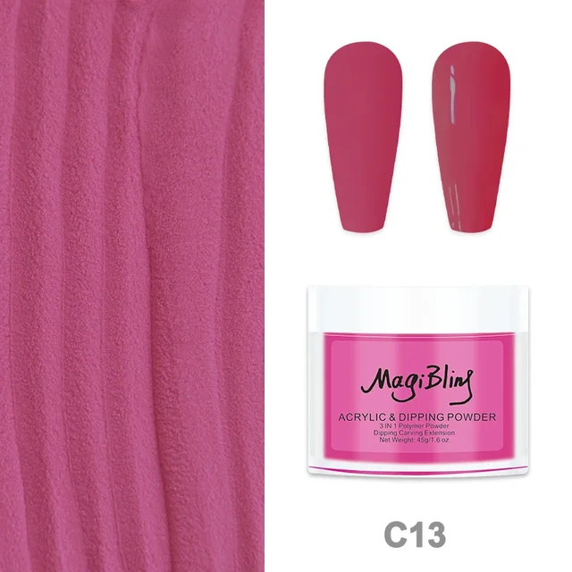 Magibling Acrylic & Dipping Powder Dark Rose 15g - Image 2
