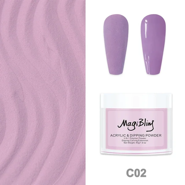 Magibling Acrylic & Dipping Powder Purple 15g - Image 2
