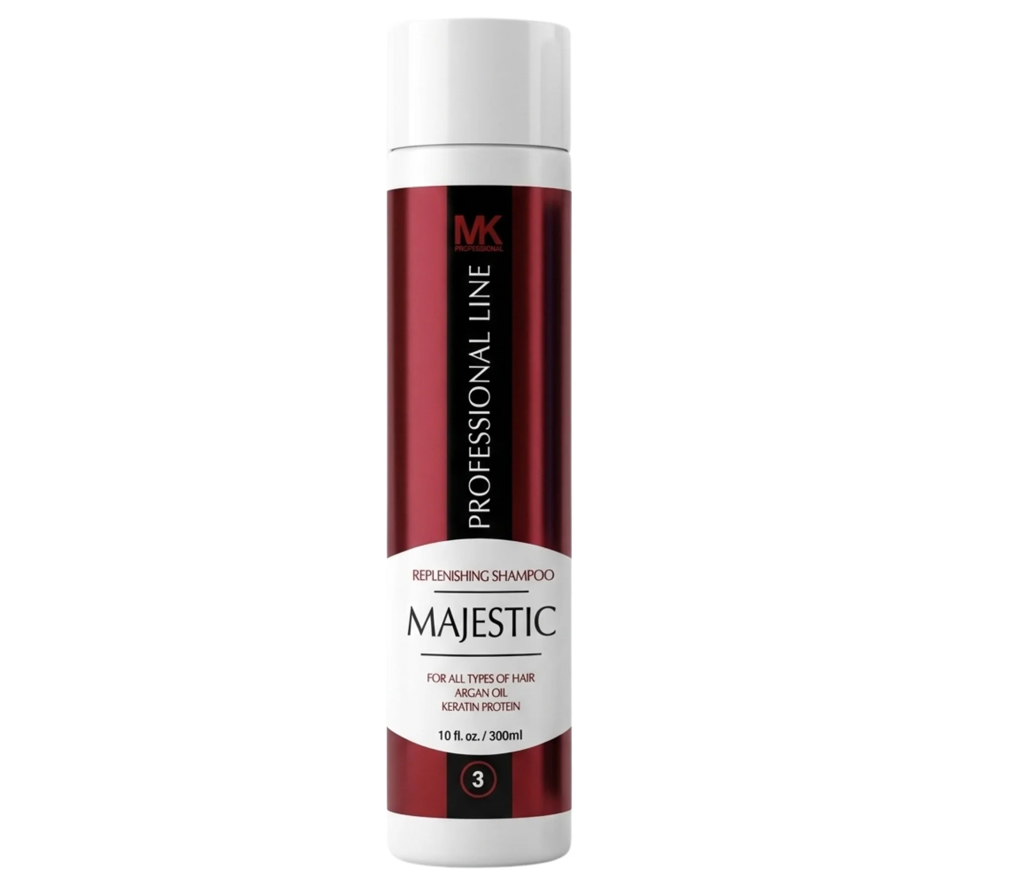 MK Professional Majestic Replenishing Keratin Shampoo 300ml