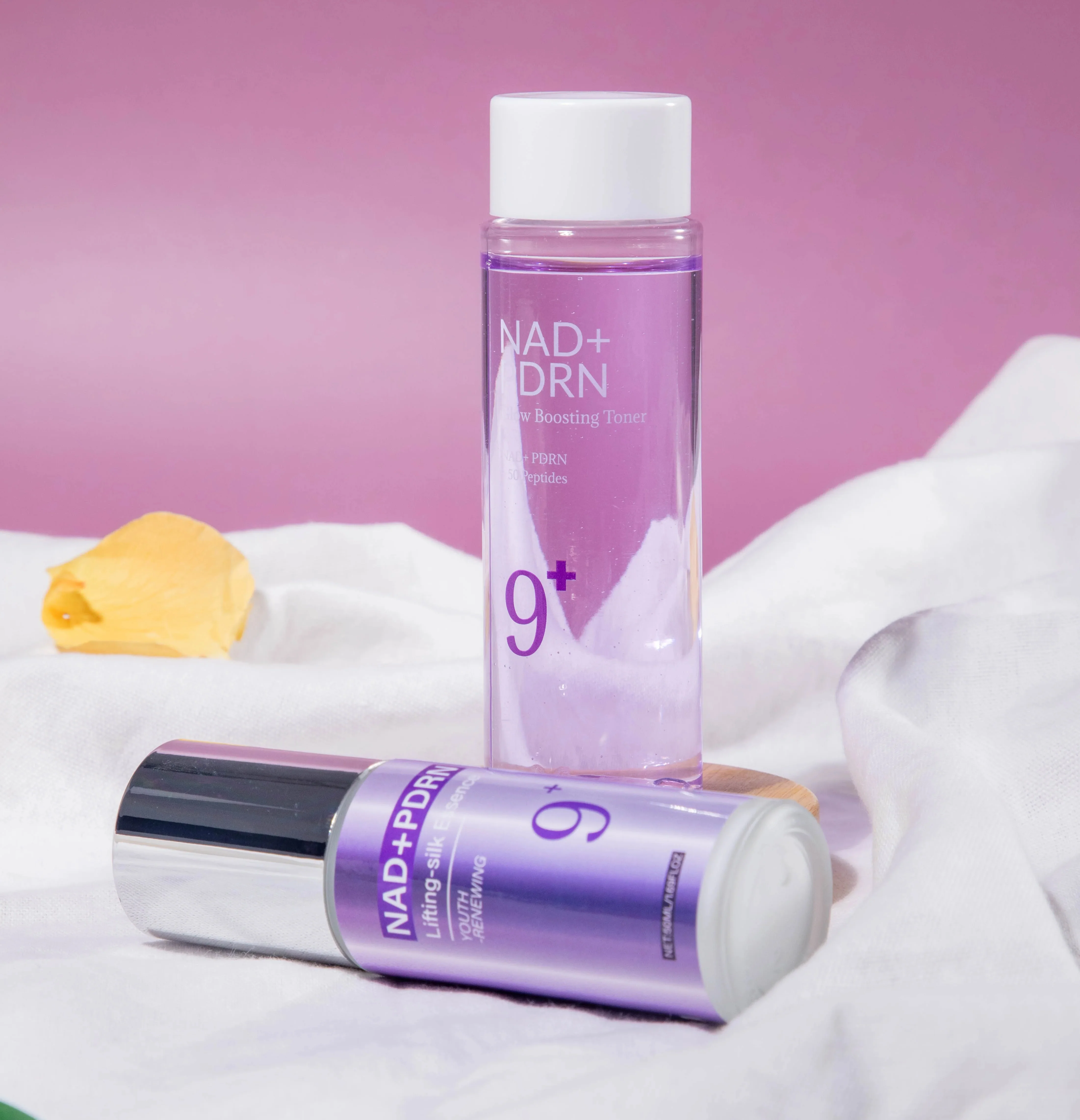NAD + Salmon PDRN Glow Booster Toner 9+ Peptides Korean Beauty 120ml - Image 3