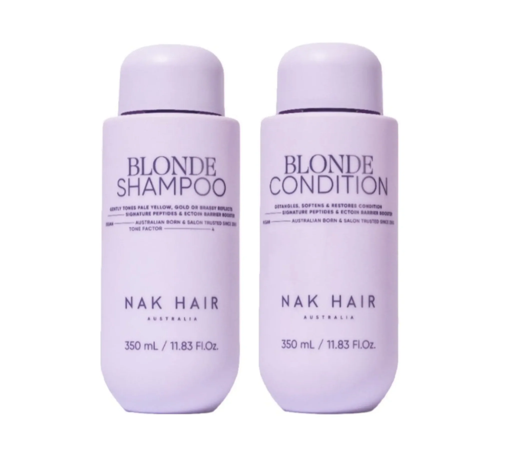 Nak Blonde Shampoo and Conditioner 375ml - Image 2