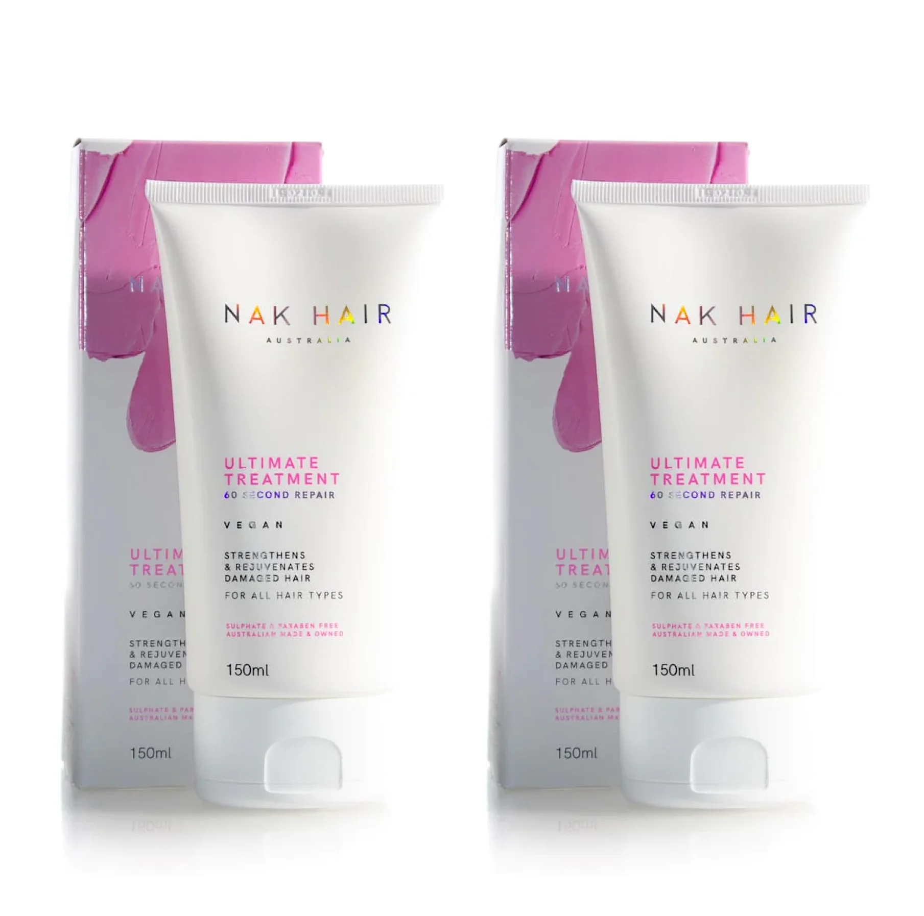 Nak Ultimate Treatment 60 Second Repair 150ml (2pc)