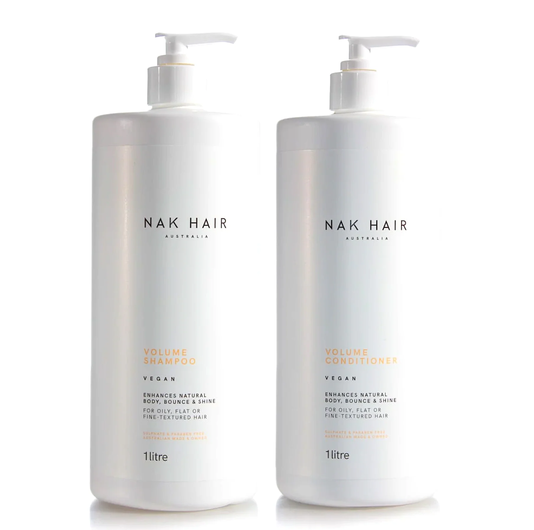 Nak Volume Shampoo and Conditioner 1000ml