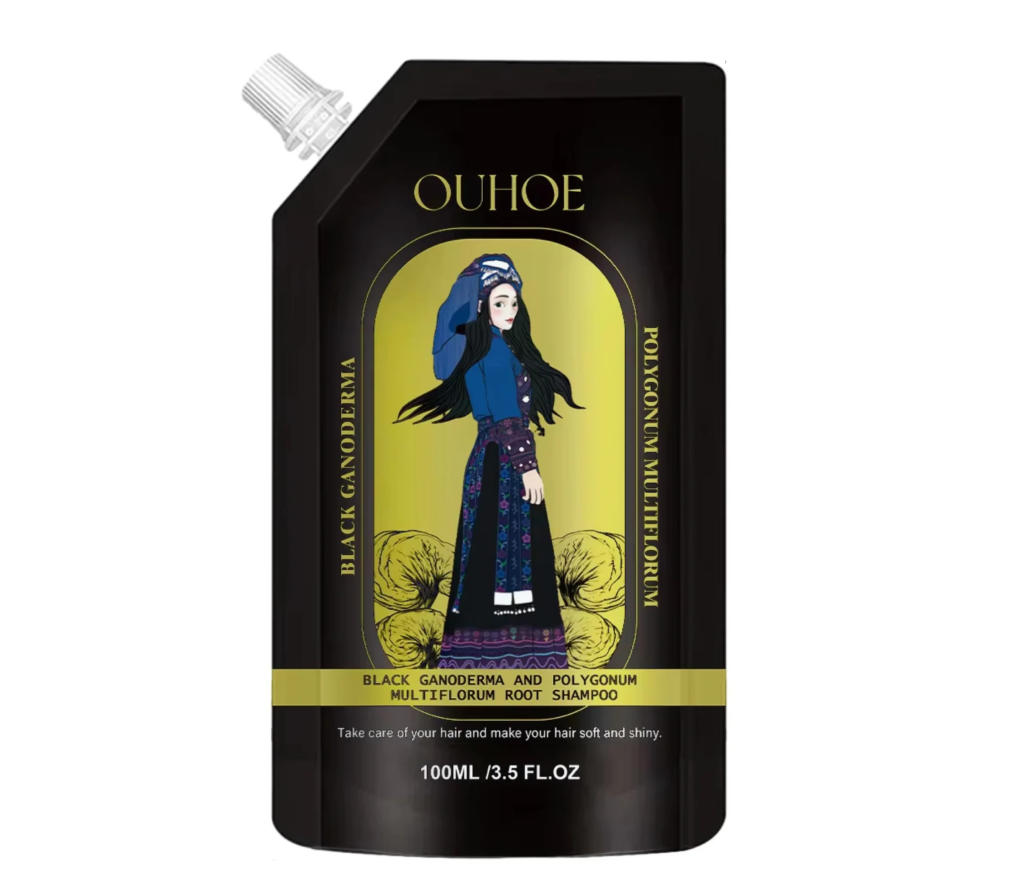 Ouhoe Polygonum Multiflorum Hair Root Shampoo 100ml