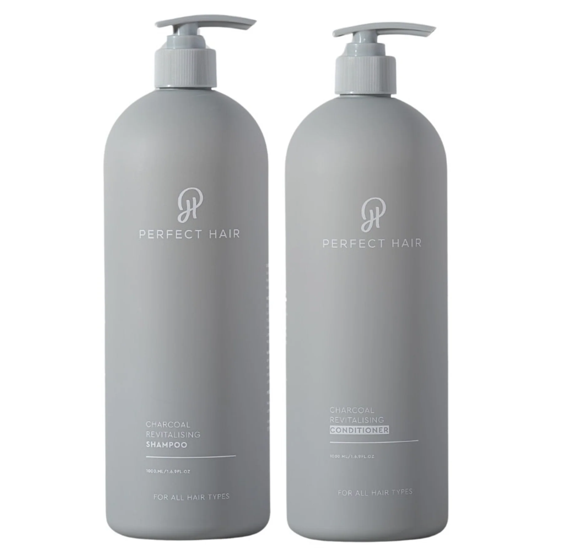Perfect Hair Charcoal Revitalising Shampoo and Conditioner 1000ml - Image 2
