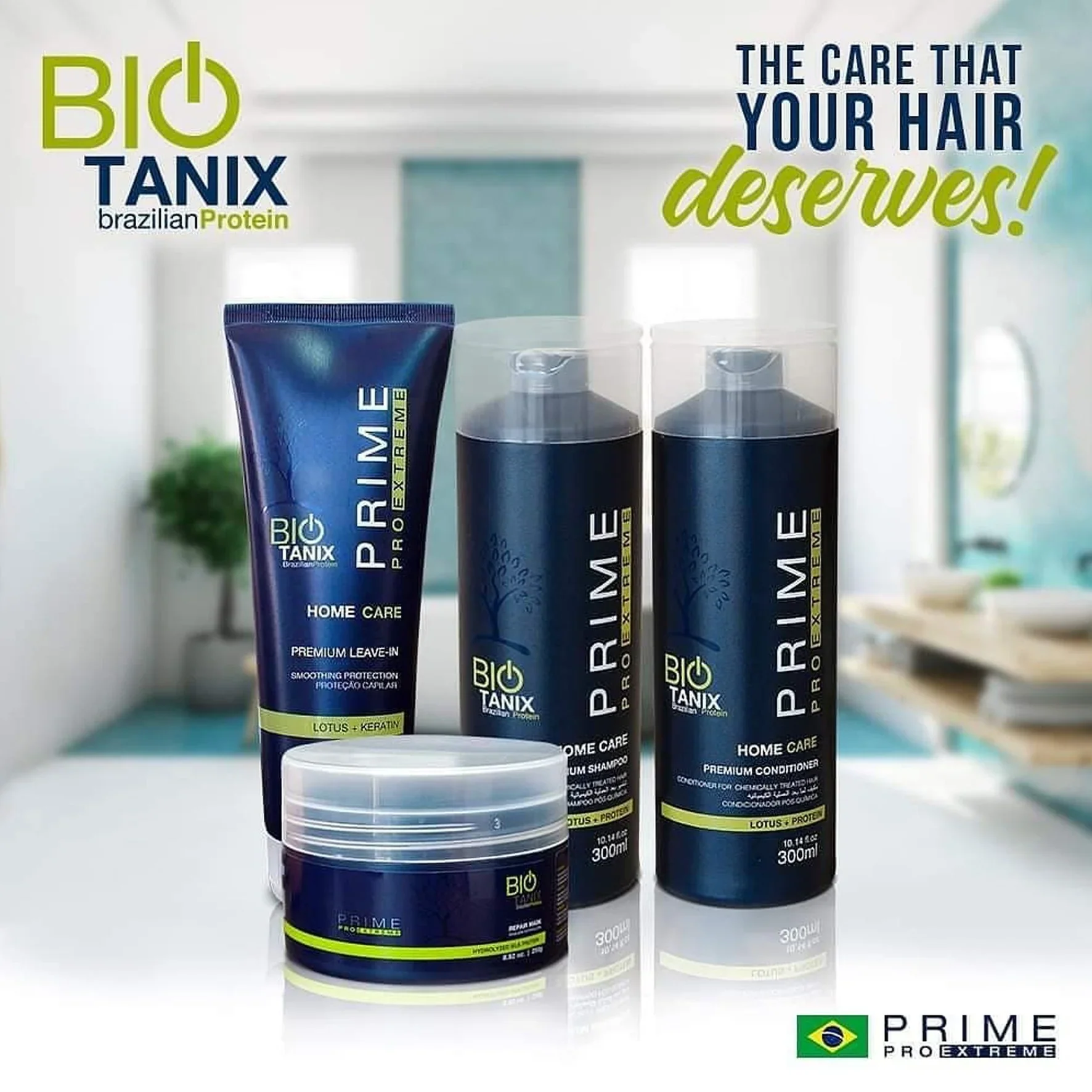 Prime Pro Extreme Bio Tanix Brazilian Keratin Home Care Treatment Kit (4pc) - Image 4