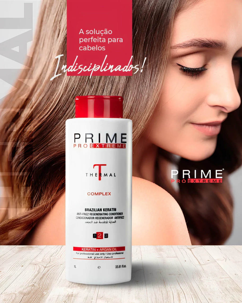 Prime Pro Extreme Thermal Complex Brazilian Keratin Hair Treatment Kit 1000ml (3pc) - Image 3