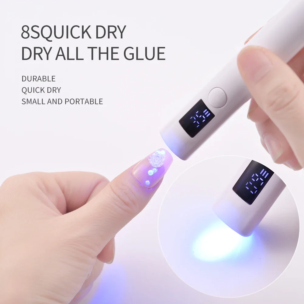 Professional Nails Handheld LED Light Dryer for Nails Gel Polish - Image 2